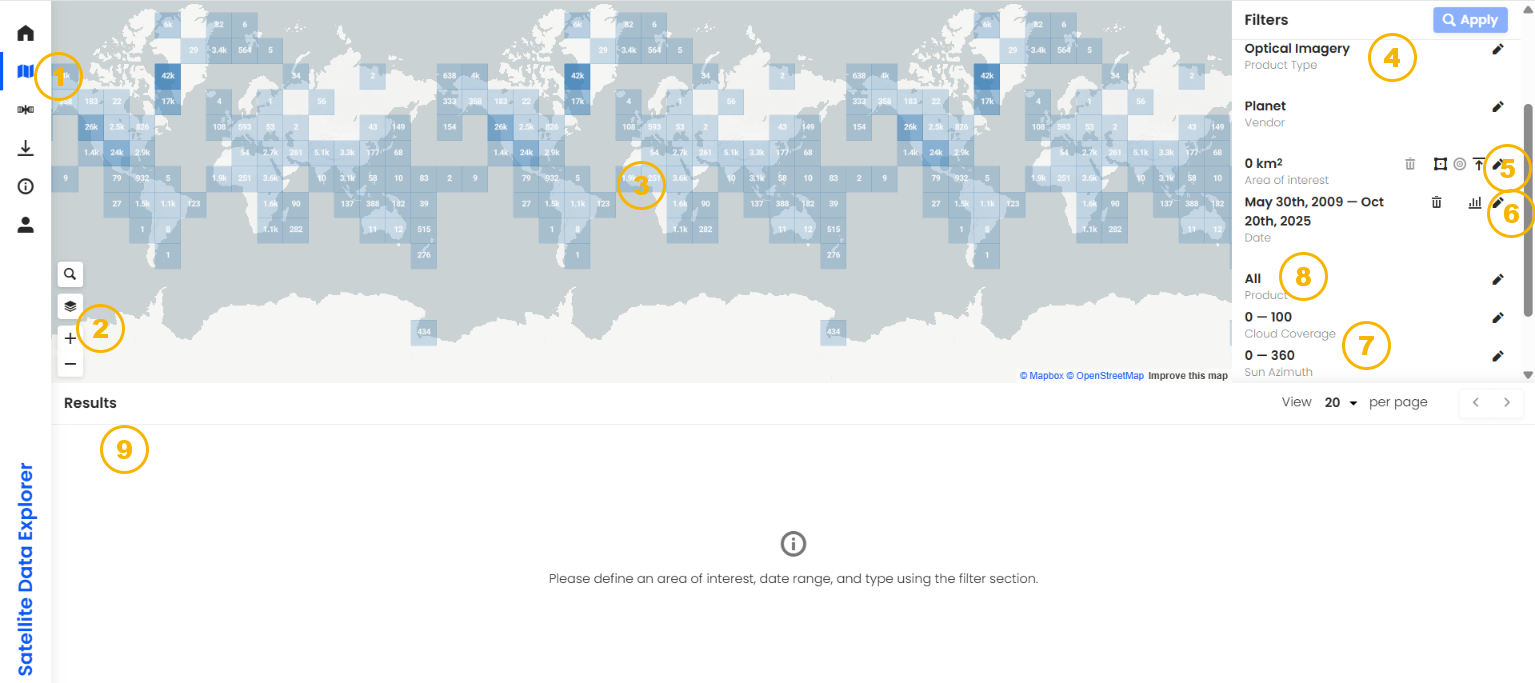 User Guide — Satellite Data Explorer