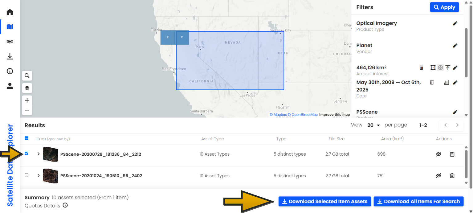 User Guide — Satellite Data Explorer